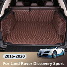 The Trunk Cargo Leather Liner Car Trunk Mat Cargo Compartment Floor Carpet Mud For Land Rover Discovery Sport 2016-2020 7-Seat 2024 - buy cheap