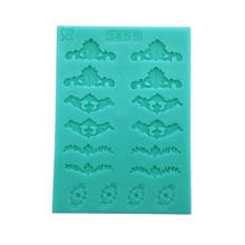 Decorative Pattern Silicone Molds Chocolate Fondant Cake Decorating Tools 2024 - buy cheap