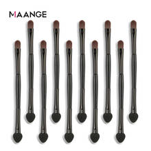 MAANGE 10 pcs professional double-headed eyeshadow brushes lip brushes soft sponge brush two ended Cosmetic makeup tool 2024 - buy cheap