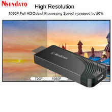Двухдиапазонный 5G/2,4G 1080P беспроводной Miracast DLNA AirPlay HDMI медиа тв приемник ключ Wifi дисплей зеркальный экран ТВ палка 2024 - купить недорого