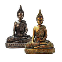Resina budismo shakyamuni amitabha buda estátua escultura estatuetas 2024 - compre barato