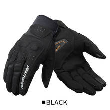 Guantes de cuero para motocicleta para hombre, equipo de protección para motocicleta, resistentes al agua, pantalla táctil, transpirables 2024 - compra barato