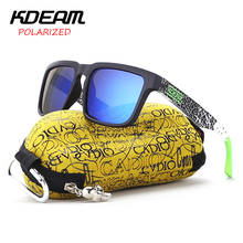Женские и мужские солнцезащитные очки KDEAM, спортивные поляризационные солнцезащитные очки для вождения, путешествий, UV400, солнцезащитные очки KD901 2024 - купить недорого