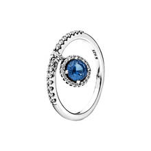 Winter silver 925 jewelry Dangling Round pandora   Ring 925 Sterling Silver Rings for women pandora  Jewelry 2024 - buy cheap