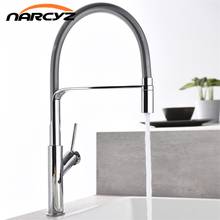 Kitchen Faucet 360 Swivel Solid Brass Kitchen Tap Single Handle Mixer Sink Tap Chrome Hot and Cold rubinetto cucina XT-228 2024 - buy cheap