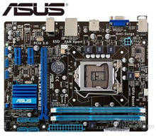 Материнская плата ASUS P8H61-M, LX3 PLUS R2.0 DDR3 LGA 1155 поддержка I3 I5 I7 H61, б/у 2024 - купить недорого