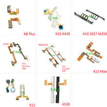 10 pces para lg k8 k10 2017 k11 k12 k40 k430 k40s k530 k50s k51 k51s mais potência máxima fora do interruptor de volume botão lateral cabo flexível chave 2024 - compre barato