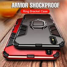 KISSCASE Shockproof Case For iPhone 11 Pro X XR XS MAX Armor Magnetic Case For iPhone 5 5S SE 6 6S 7 8 Plus 11 Pro Max Bumper 2024 - buy cheap