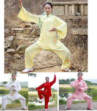 Uniformes de competición de artes marciales wushu, trajes de Tai chi taiji, ropa de kung fu de alta calidad, color rosa/rojo, primavera y otoño 2024 - compra barato