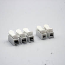 G7 White Color Model CH-2 CH-3 Spring Wire Quick Connector Wire Connector Voltage 250V Wiring Terminal Block 2024 - compre barato