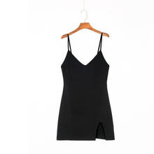 Summer women's dress casual solid color slim strap dress Vestidos 2024 - buy cheap