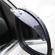 2pcs PVC Car Rear view Mirror sticker rain eyebrow For Peugeot 307 308 407 206 207 3008 406 208 2008 508 408 306 301 2024 - buy cheap