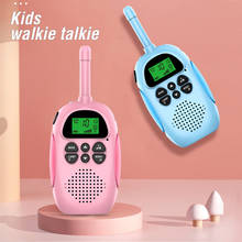 2PCS Cute Mini Walkie Talkie 22 Channel Children Portable Two Way 10 Call Tones Radio Transceiver For Kids Toys Birthday Gifts 2024 - buy cheap