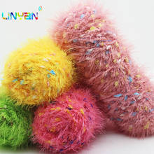 100g*2 pieces  thread Wool yarn for knitting & crocheting Hand knitting crochet scarf hat Pearl velvet coral fleece genggai4 2024 - buy cheap
