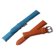 Watchband Blue Orange Lizard Grain Watch band strap 14mm 16mm 18 20mm  womens dress wristbands watch fashion stylish Accessories 2024 - buy cheap