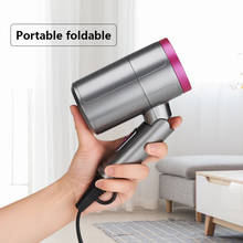 Professional Foldable Hair Dryer Powerful Negative Ion Blow Dryer Electric Hairdryer Hot/Cold Wind With Air Collecting Nozzle 2024 - buy cheap