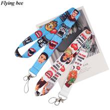 Flyingbee The Vampire Diaries Keychains Lanyard For Keys Badge ID Cards Holders Chain Phone Rope X0994 2024 - buy cheap