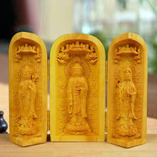 Esculturas de madeira de caixo, esculturas de madeira, estátuas, a deusa da miseridade, ocidental da três, suprimentos budistas, buda, entrega grátis! 2024 - compre barato