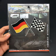 Новинка Флаг Германии Эмблема багажника автомобиля значок наклейка на бак масла для мотоцикла 2024 - купить недорого