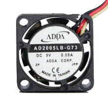 ADDA AD2005LB-G73 DC 5V 0.08A 20x20x10mm 3-Wire Server Cooling Fan 2024 - buy cheap