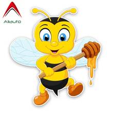 Aliauto Cartoon Car Sticker Bees Are Making Honey Decoration PVC Sunscreen Decal for Nissan Suzuki Peugeot Skoda Volvo,13cm*15cm 2024 - buy cheap