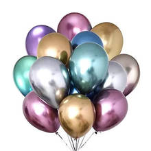 Ballon chrome  gold Metallic Latex Balloons Pearly Metal balloon Gold Colors Globos Wedding Birthday Party Supplies baby shower 2024 - buy cheap