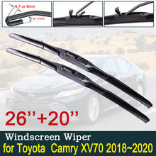 for Toyota Camry 70 XV70 2018 2019 2020 Car Wiper Blade Front Windscreen Windshield Wipers Car Accessories XV 70 2024 - buy cheap