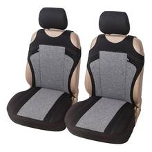 2pcs Universal Car Seat Covers-Front Seat Covers Cationic Fabric Mesh Sponge Interior Accessories Styling Car Seat Protector 2024 - buy cheap