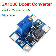 SX1308 2A DC-DC Boost Converter 2-24V to 2-28V 5V 9V 12V 15V 19V Adjustable Step Up Power Module Voltage Regulator car 2024 - buy cheap