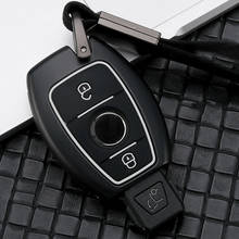 Funda de llave remota de coche de aleación de Zinc, para Mercedes benz A, B, R, G, clase GLK, GLA, W203, W204, W251, W205, W463, W176, GLC, GLA, CLK, E200, C200 2024 - compra barato