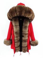 2021 winter jacket women new long parka real fur coat big raccoon fur fox fur collar hooded parkas thick outerwear stree style 2024 - buy cheap