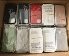 100PCS Factory Wholesale for Official silicone case for iPhone 11 Pro max XS 7 8 6s Plus XR XSMAX with retail box Free shipping 2024 - buy cheap
