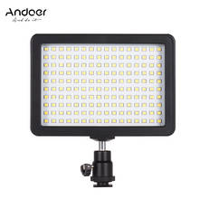 Andoer-lâmpada led portátil com 160 peças, para iluminação de vídeo, painel de 5600k, 3 filtros, para fotografia, câmeras canon e nikon 2024 - compre barato