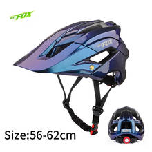 BATFOX Bicycle Helmet Road Mountain Bike Helmet MTB Integrally-molded With Sun Visor Bike Helmet Men Women Ultralight Helmet 2024 - buy cheap