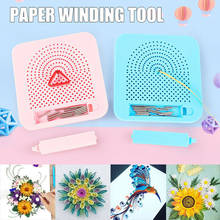 Winding Plate Winder Spinner Paper Knitting Tool Weaving Looms Knitting Paper Quilling Board Handmade Quilter Grid Craft 2024 - buy cheap