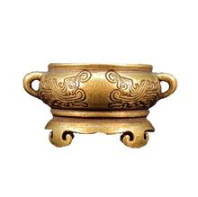 Copper household small incense burner brass ear Yi furnace 2024 - buy cheap