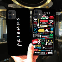 Friends TV Show Central Perk Coffee Phone Case For iPhone 12 Mini 11 Pro XS Max 6S 8 7 Plus X XR 5S SE Black Soft Silicone Cover 2024 - buy cheap
