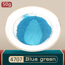 Pigmento verde azul perla polvo pintura acrílica tipo 4707 50g para arte artesanal pintura automotriz tinte de jabón 2024 - compra barato