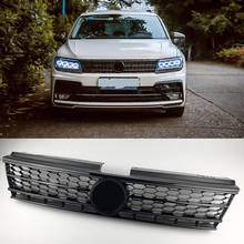 For Volkswagen vw Tiguan 2016 2017 2018 L Car Front racing Grille  Around Trim Racing Grills Trim Car styling 2024 - buy cheap