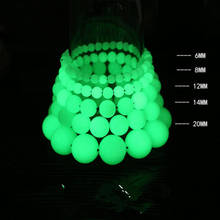 Светящийся ночной браслет из камня с ярким освещением, браслет из нефрита 6-20 мм, браслеты для женщин и мужчин, хорошее ювелирное изделие, подарок из нефрита 2024 - купить недорого