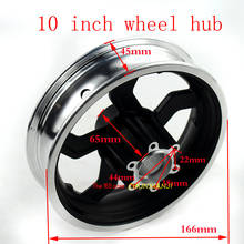 Super 10 inch Electric scooter wheel hub 10 inch aluminum alloy wheel tyre rims 10x2 10x2.125 10x2.50 10x2.25 tires rims 2024 - buy cheap