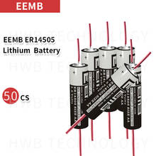 50Pcs/LOT EEMB ER14505 AA 3.6V 2400mAh Lithium Battery ER14505 Band welding needle  Free Shipping 2024 - buy cheap