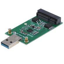 1 шт., внешний мини-адаптер USB 3,0 для PCIE mSATA SSD PCBA 2024 - купить недорого
