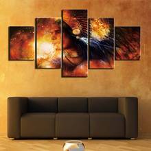 Canvas Painting Wall Art Abstract Indian Colorful Feather Posters and Prints Wall Pictures Home Decor 2024 - buy cheap