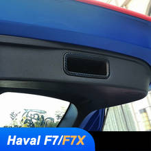 Lsrtw2017 porta traseira do carro tigela capa guarnição tronco lidar com quadro etiqueta para haval f7 f7x 2019 2020 2021 accessries estilo automático 2024 - compre barato