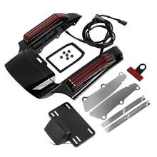 Guardabarros trasero de motocicleta, extensión de luz LED Fascia para Harley Touring/Street/Road Glide FLHX FLTRX Ultra Limited FLHTK FLHR 14-20 2024 - compra barato