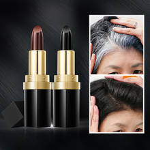 Hair Color Pen New Fast Temporary Hair Dye To Cover White Cover White Hair DIY Styling Makeup Stick Multicolour Natural 2024 - buy cheap