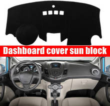 for ford fiesta 2009-2016 dashboard mat Protective pad Shade Cushion Photophobism Pad car styling accessories 2024 - buy cheap