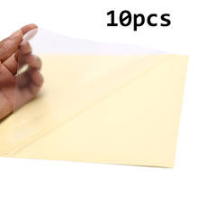 10 folhas de papel autoadesivo a4, etiqueta de superfície fosca, folha de papel para impressora a laser, copiadora, papel de artesanato 2024 - compre barato
