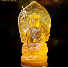 Earth Store Bodhisattva, Ksitigarbha, resin small statue of Buddha, Buddhist Arts and crafts, decoration, elegant solemn~ 2024 - buy cheap